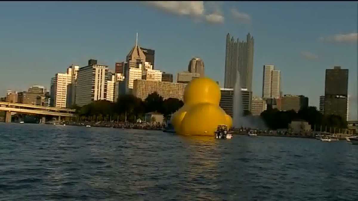 Photos Giant rubber duck floats down Pittsburgh's rivers