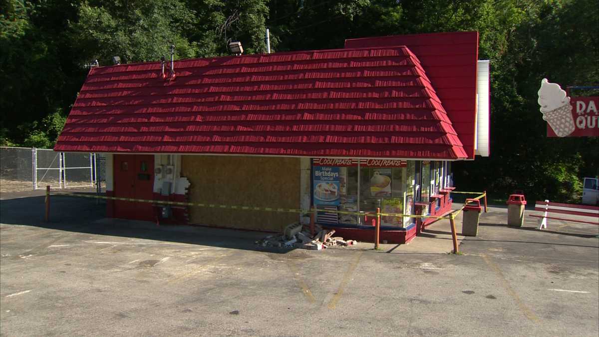 Photos Truck crashes into Dairy Queen