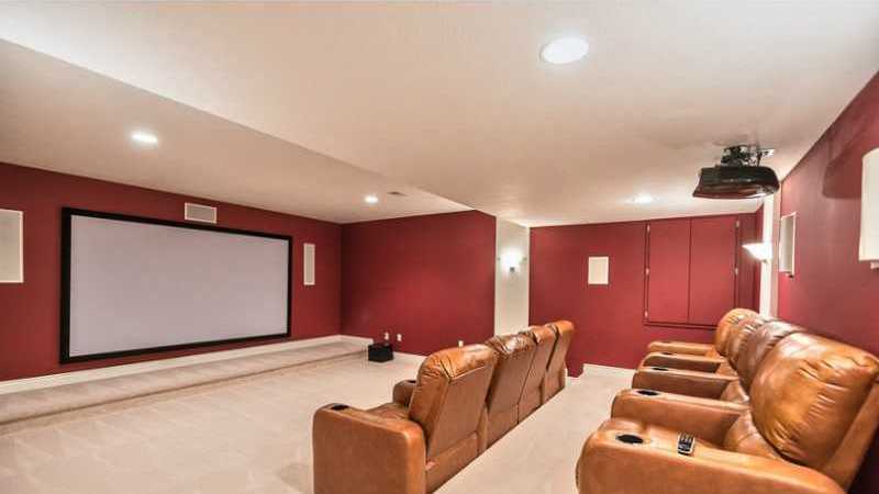 Enjoy movies in your own theater in this $989K Cranberry Township home