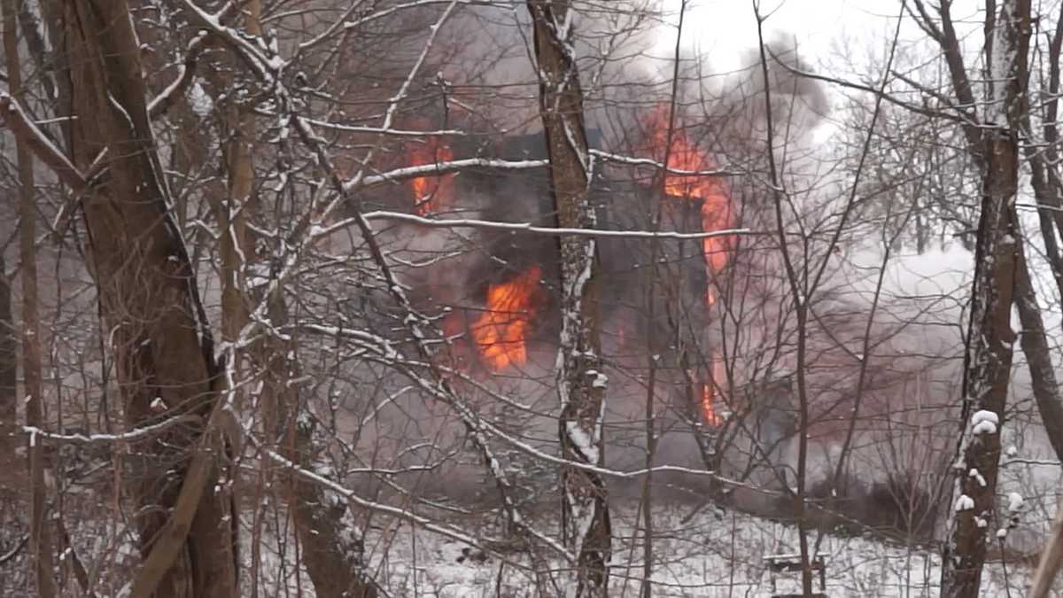 Photos Plum house fire and collapse