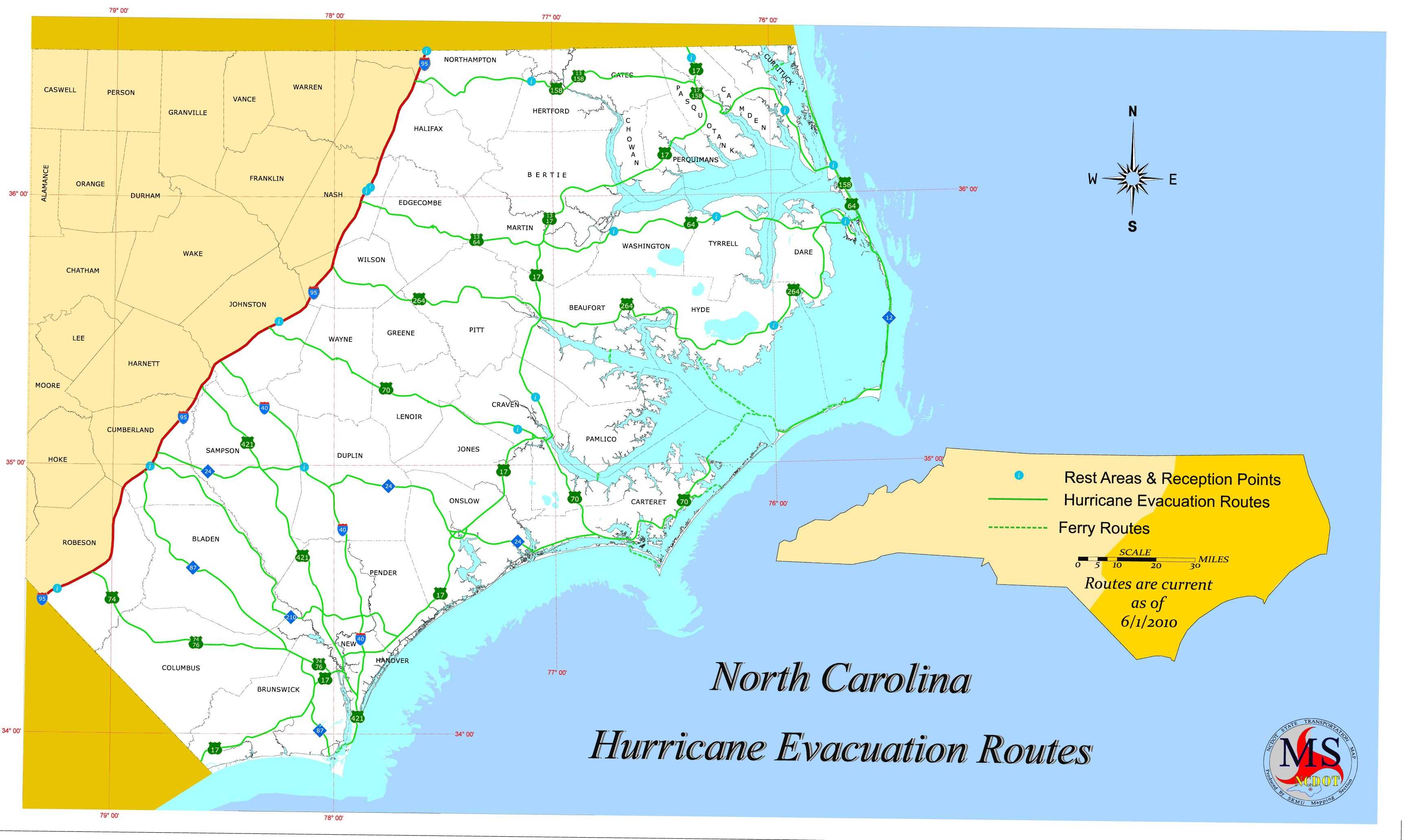 North Carolina Hurricane Zone Map   15321636 15321636 