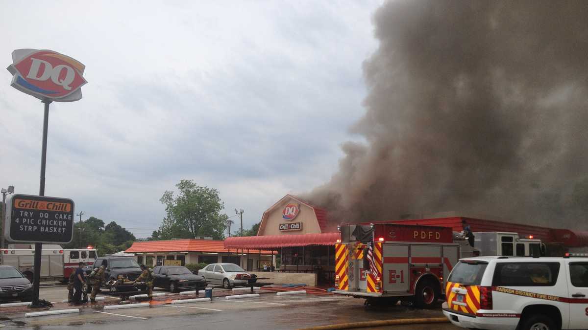 Firefighters respond to fire at Dairy Queen