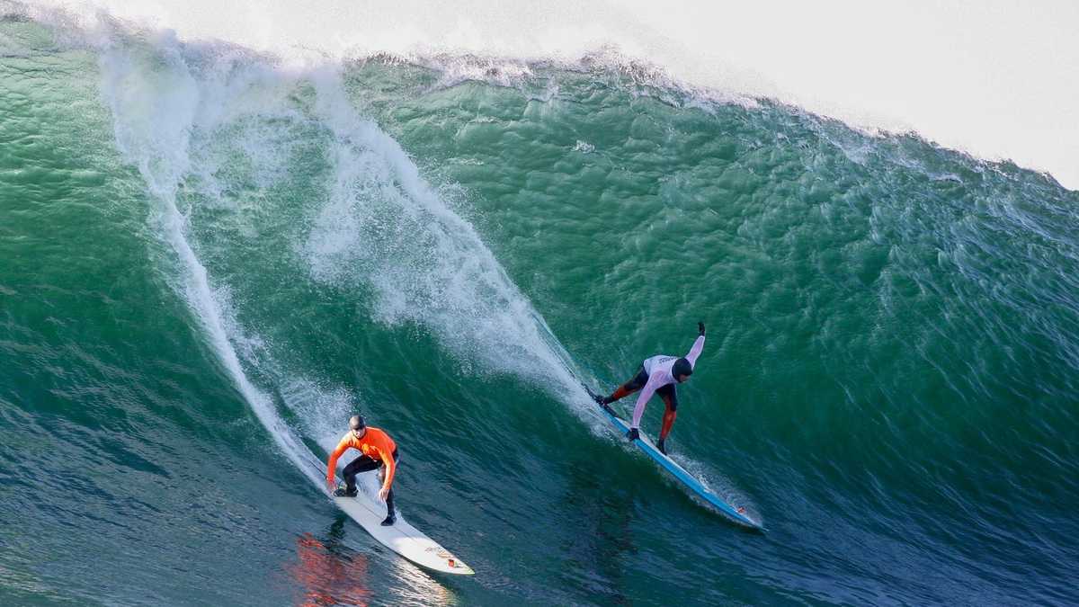 Mavericks big wave surf contest allies with Monterey Bay Aquarium