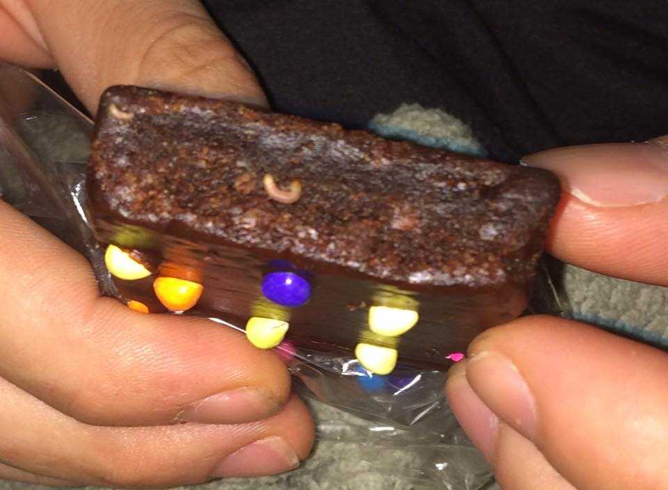 Woman claims she found worms in her Little Debbie snack brownies