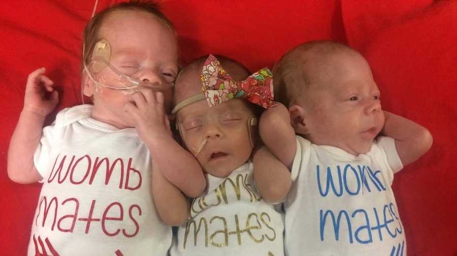 Oklahoma couple welcomes rare triplets into the world