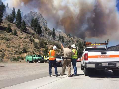 Fire Shuts Down I-80 Near Nevada State Line