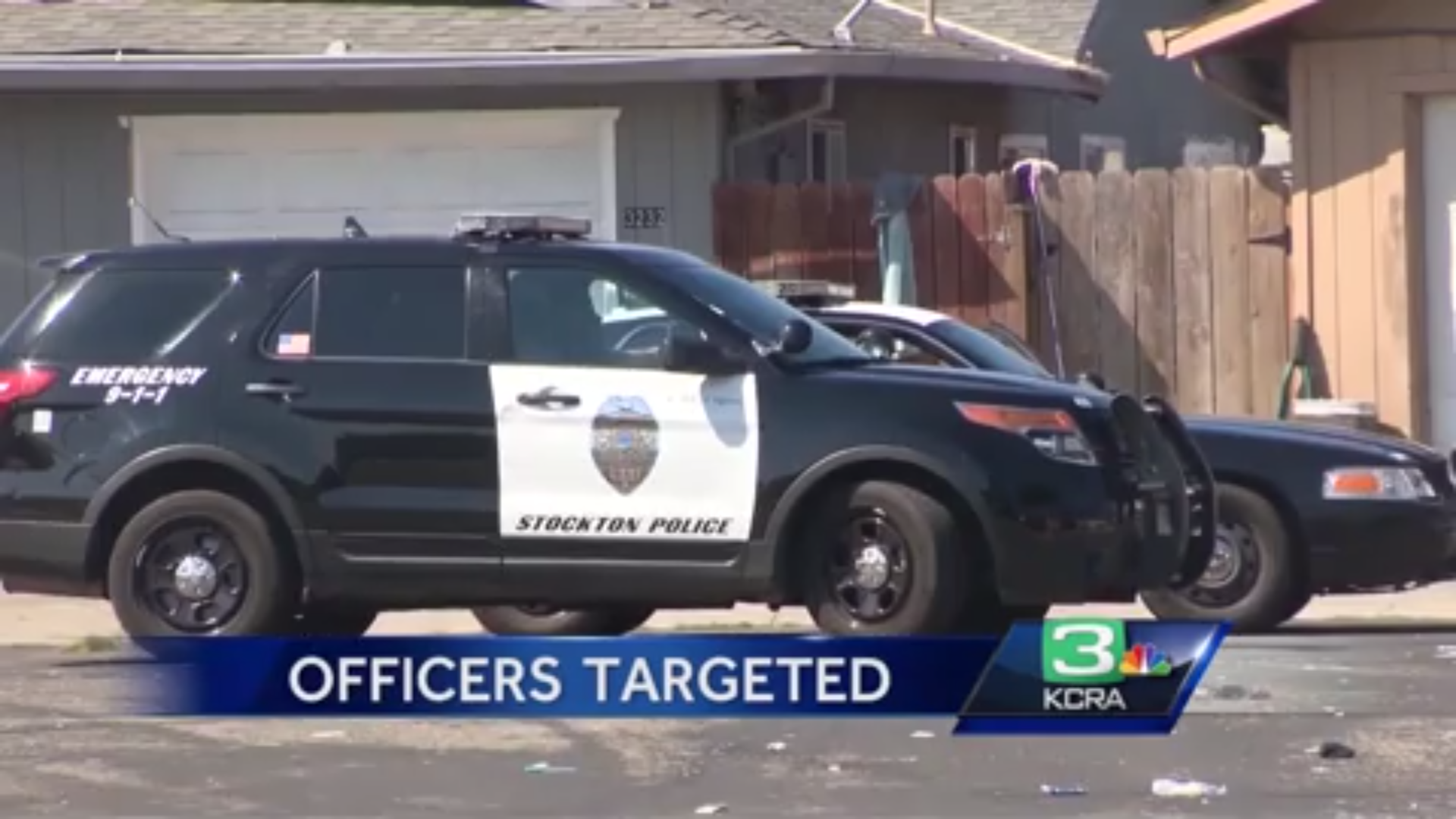 Stockton officers 'ambushed' for second time in a month