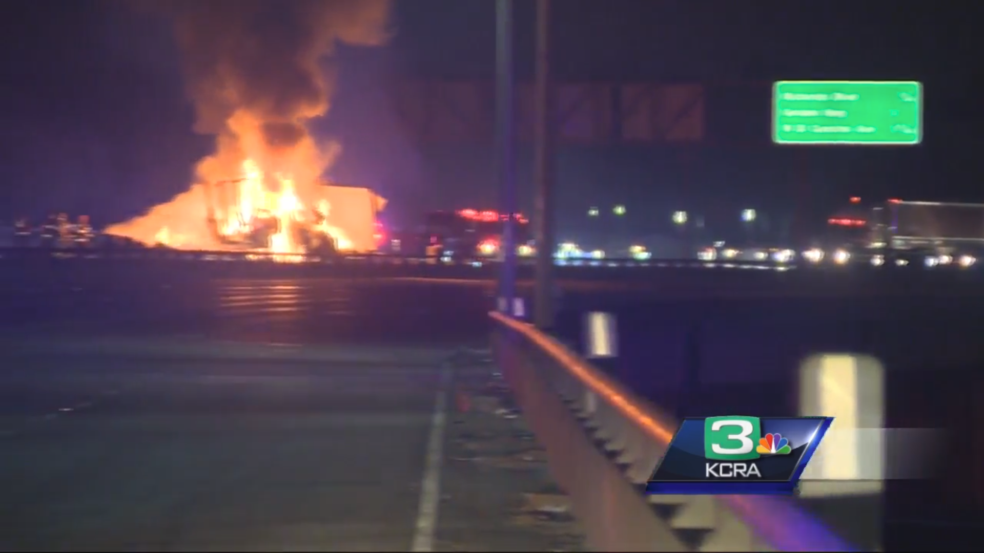 One killed after fiery wrong-way crash near downtown Sacrametno