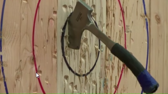 Taking a swing at Axe-Throwing