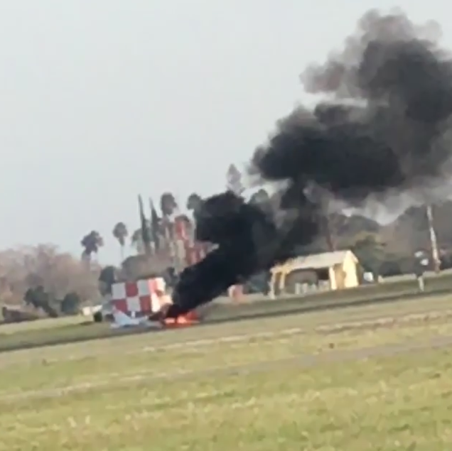 Small plane caught fire after landing gear ‘collapsed’ at Sac Executive Airport