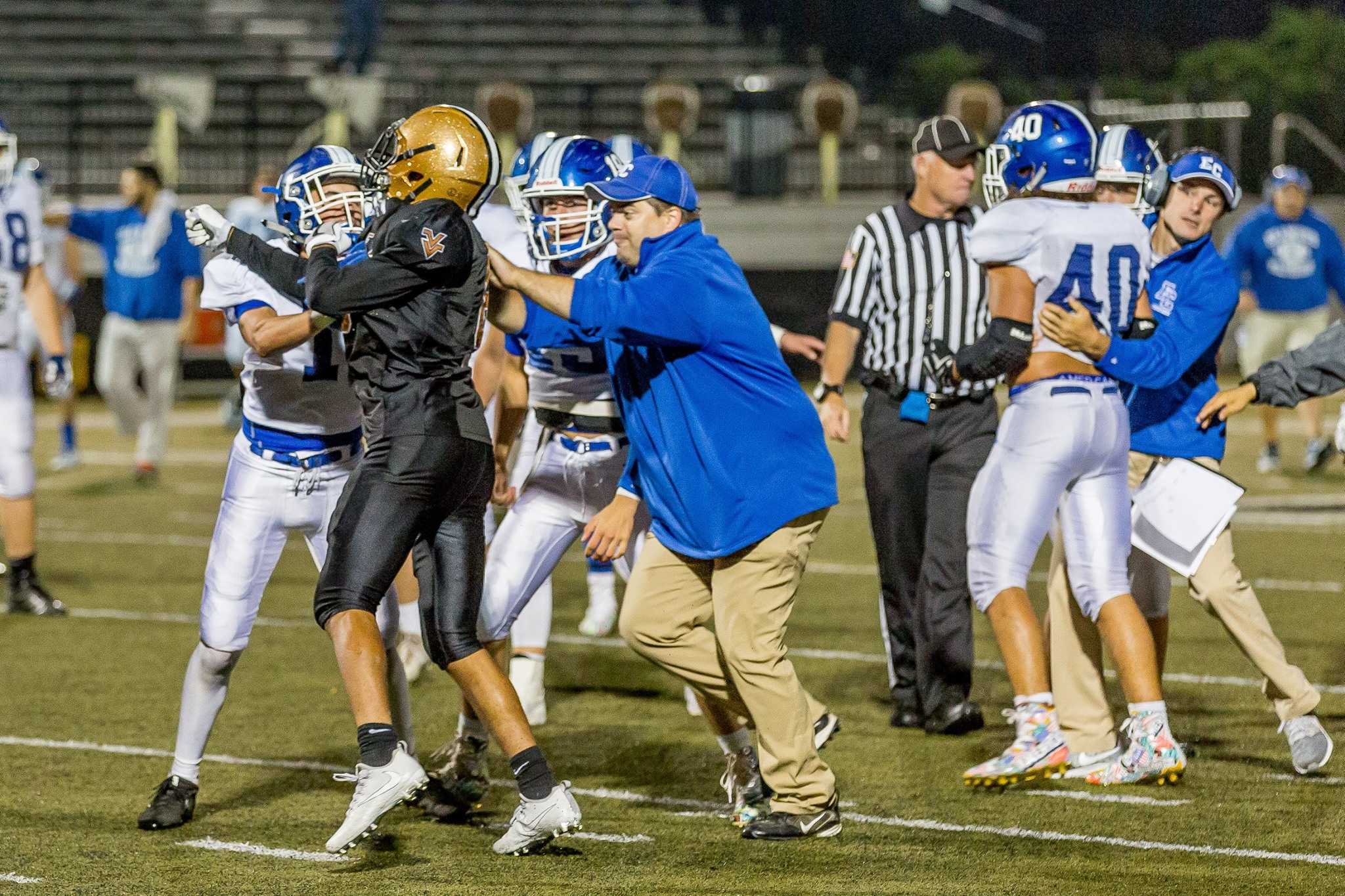 Brawl at local football game