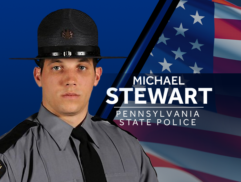 Visitation Held for Trooper Michael Stewart - Pittsburgh 