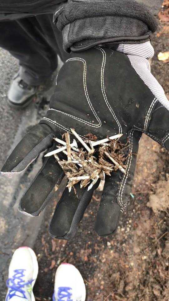 Nails found placed at West Mifflin bus stop pose danger for children and drivers