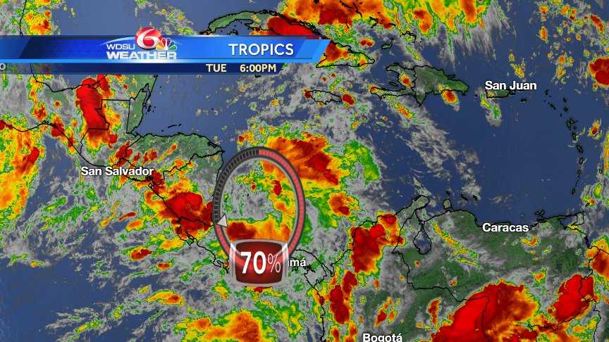 Advisories issued for newly formed tropical depression in Caribbean