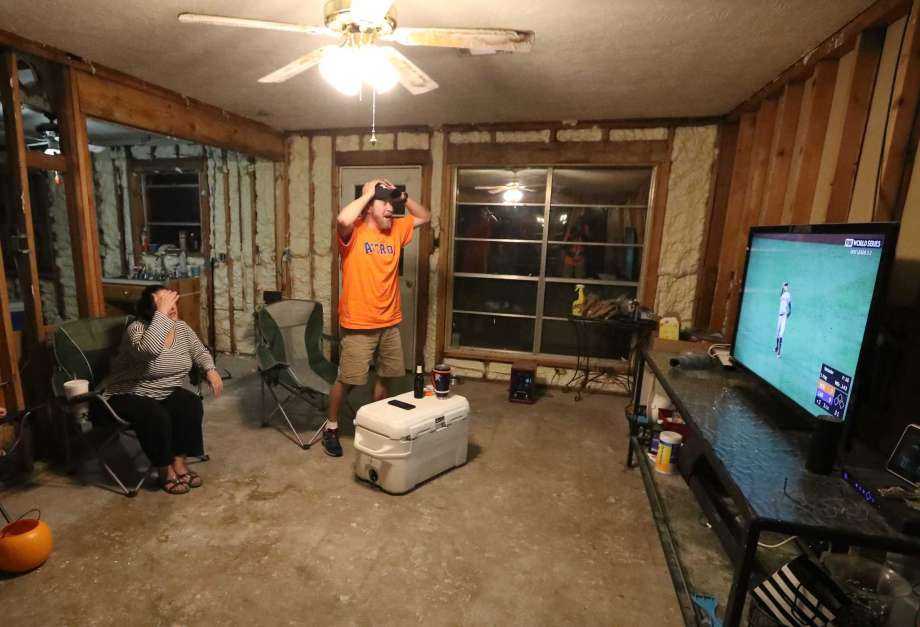 World Series offers escape for Harvey victims watching from home