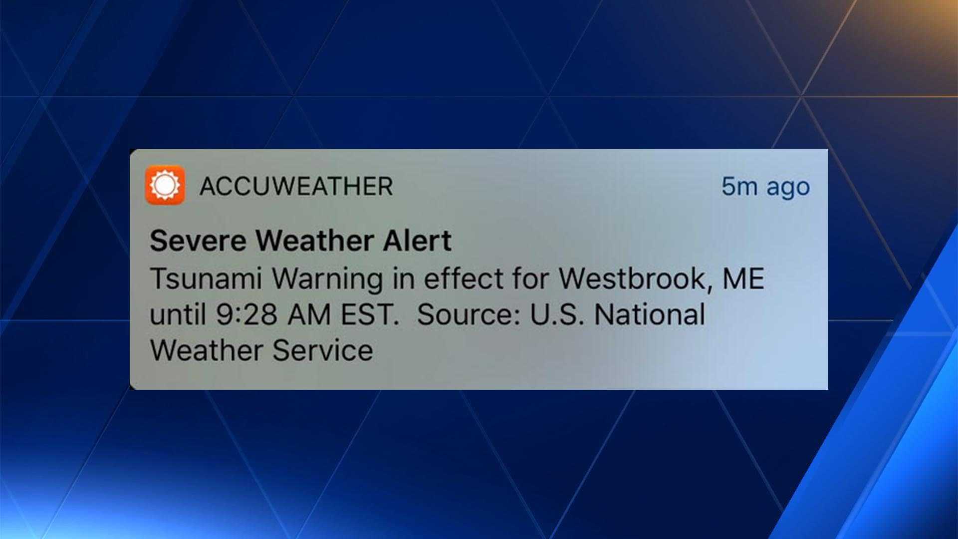 Tsunami warning issued as a test in US, Tampa Bay Tsunami warning issued as a test in US, Tampa Bay