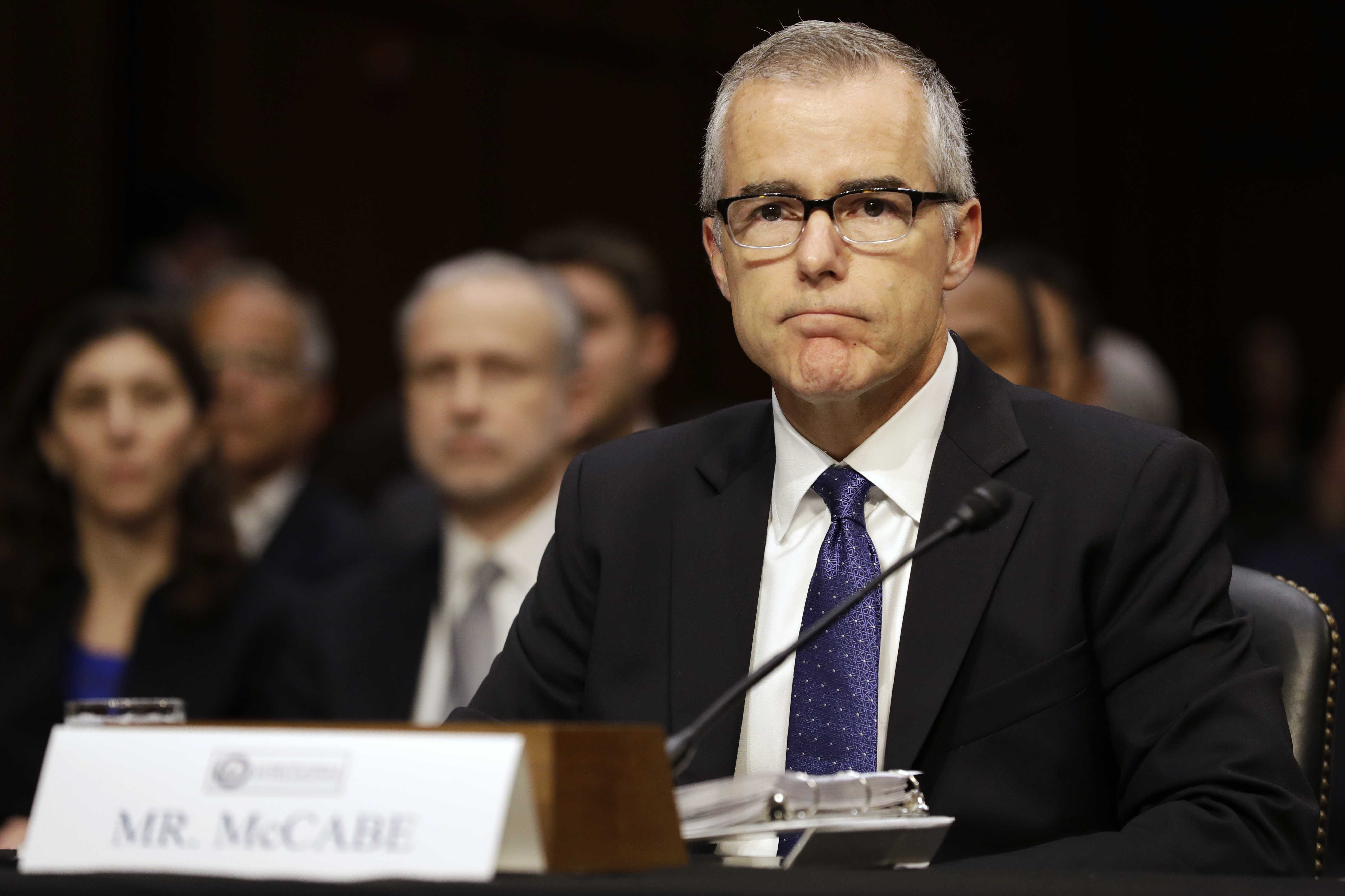 Justice Dept. official sends criminal referral of Andrew McCabe to US attorney