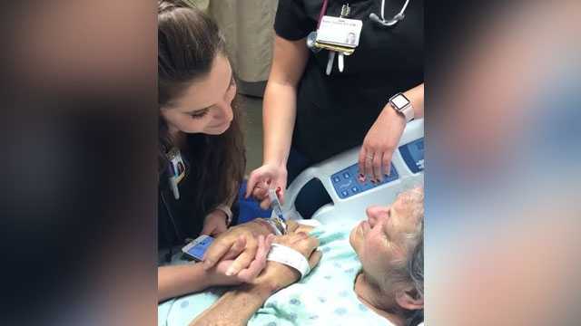 Nurse sings dying patient's favorite song in heartbreaking viral video