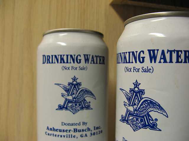 Brewery stops making beer to send cans of water for Harvey flood relief