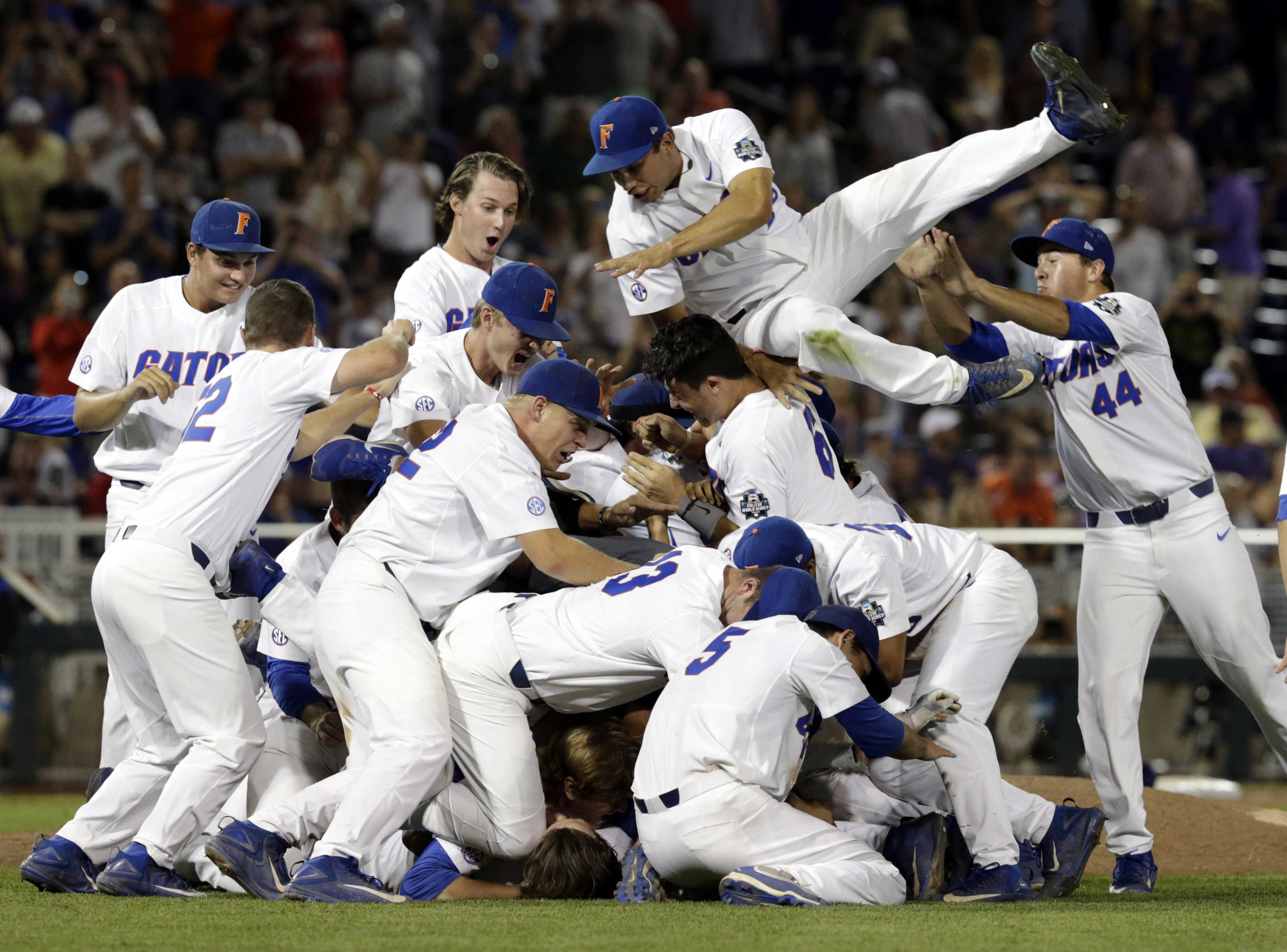 Florida wins College World Series for its first national championship in baseball
