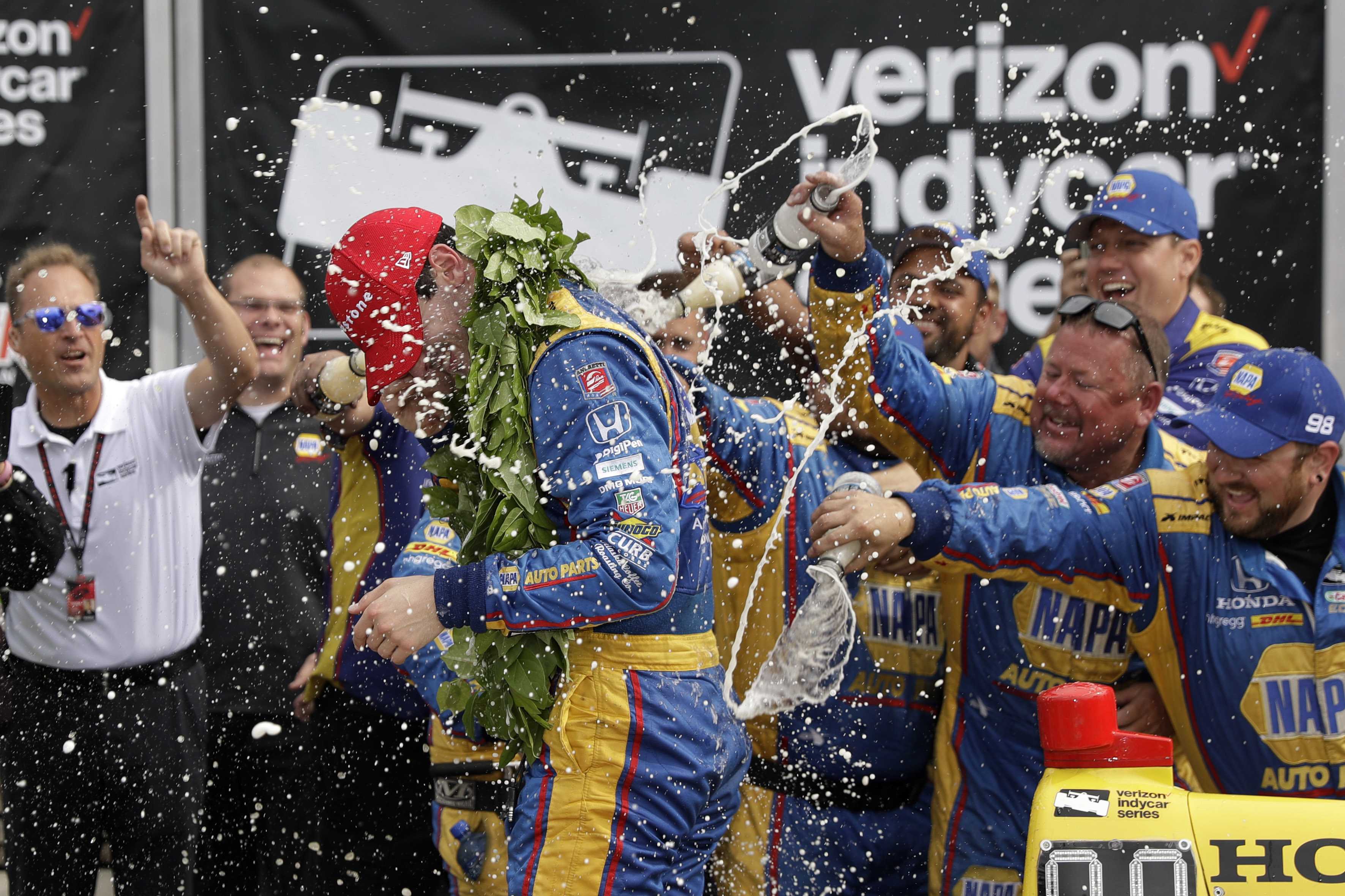 Nevada City native Alexander Rossi wins IndyCar race at Watkins Glen