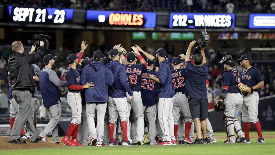 pop the champagne the red sox are al east champions