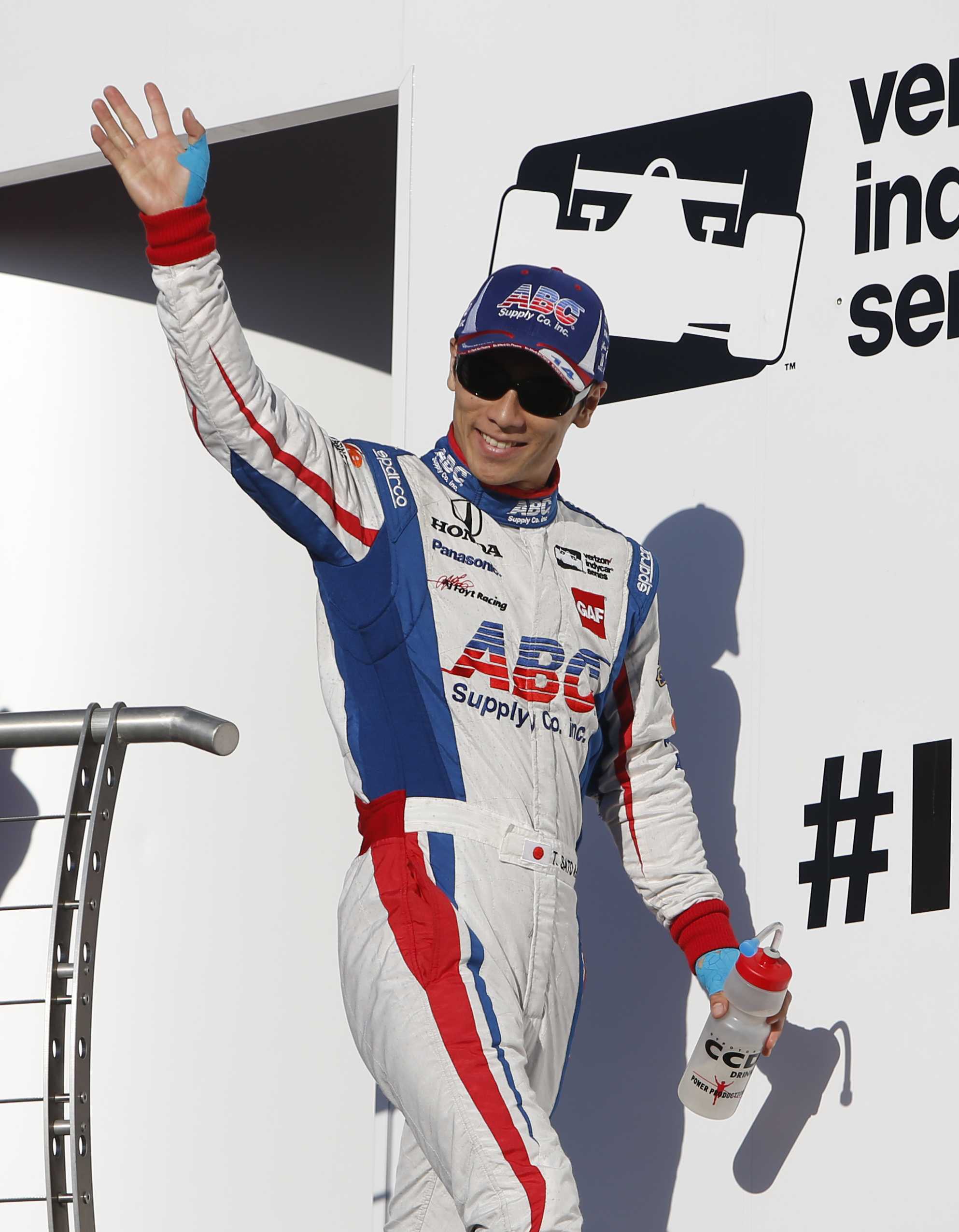 Takuma Sato of Japan wins the Indianapolis 500