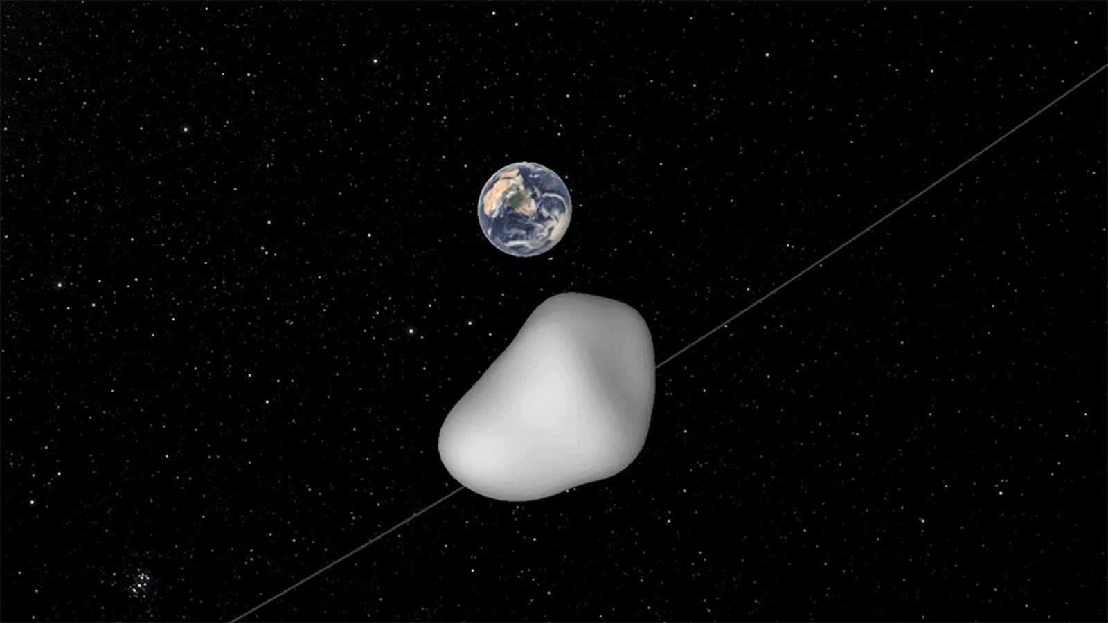 A nearly 3-mile-wide asteroid makes a (relatively) close call with Earth