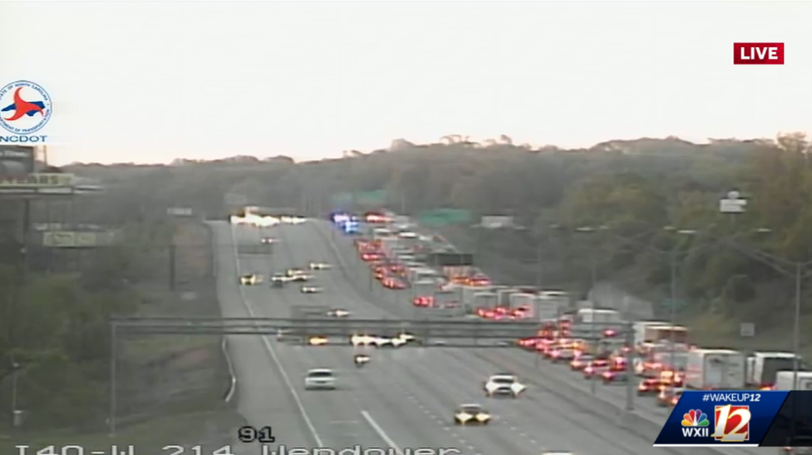 Eastbound Lanes On Interstate 40 Closed After Crash In Guilford County