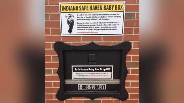 Newborn girl left in 'baby box' at Indiana fire department