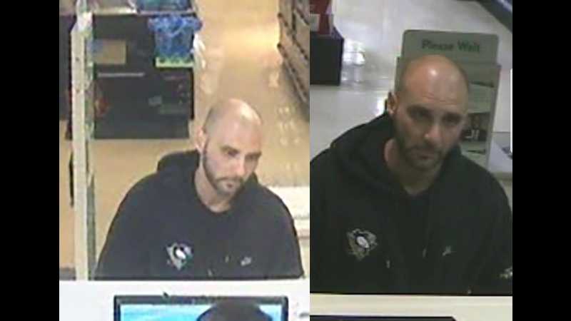 Double vision: Matching photos released after 2 Giant Eagle bank robberies in 2 hours