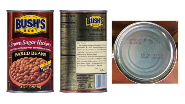 Bush Brothers Recalls Three Types of Baked Beans