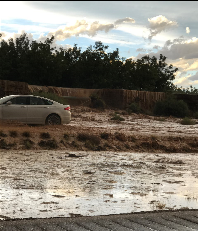 Heavy rains cause flooding in Valencia County