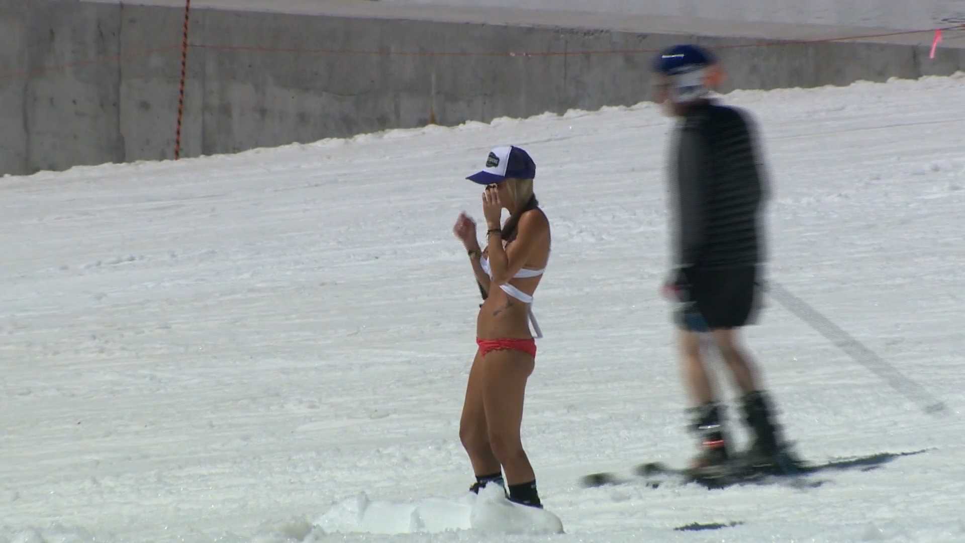 It’s 90 degrees out, let’s go skiing!