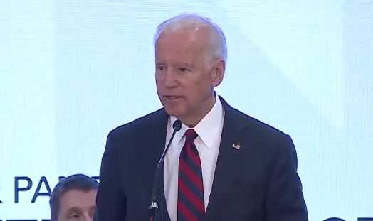 Former VP Biden urges need to deal with global warming