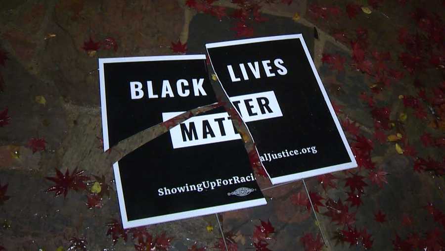 Sacramento Woman whose " Black Lives Matter" sign was ...