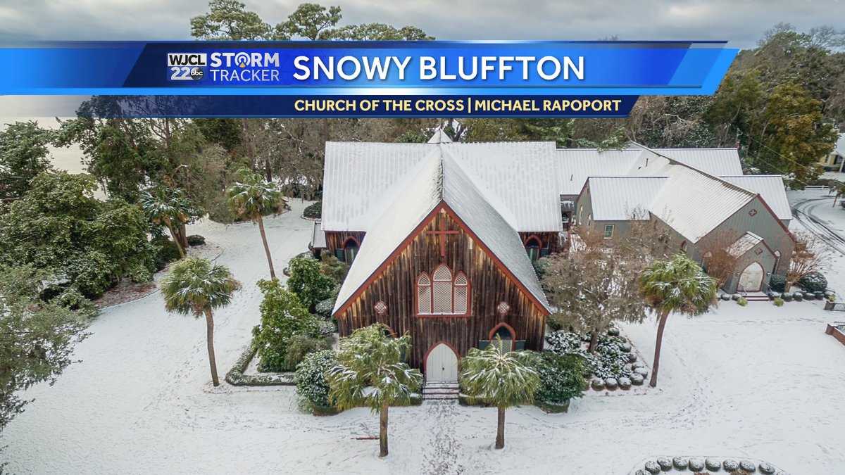 Snowy Church of the Cross Bluffton SOURCE Snowy Church of the Cross Bluffton