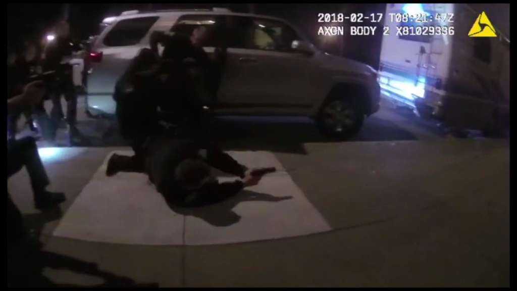 65 shots in 15 seconds: Video shows chaotic police shootout