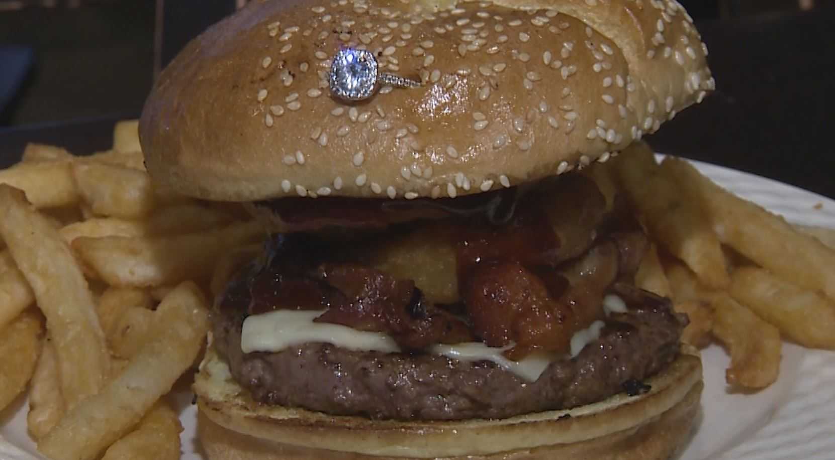 This Valentine's Day burger comes with a $3,000 topping