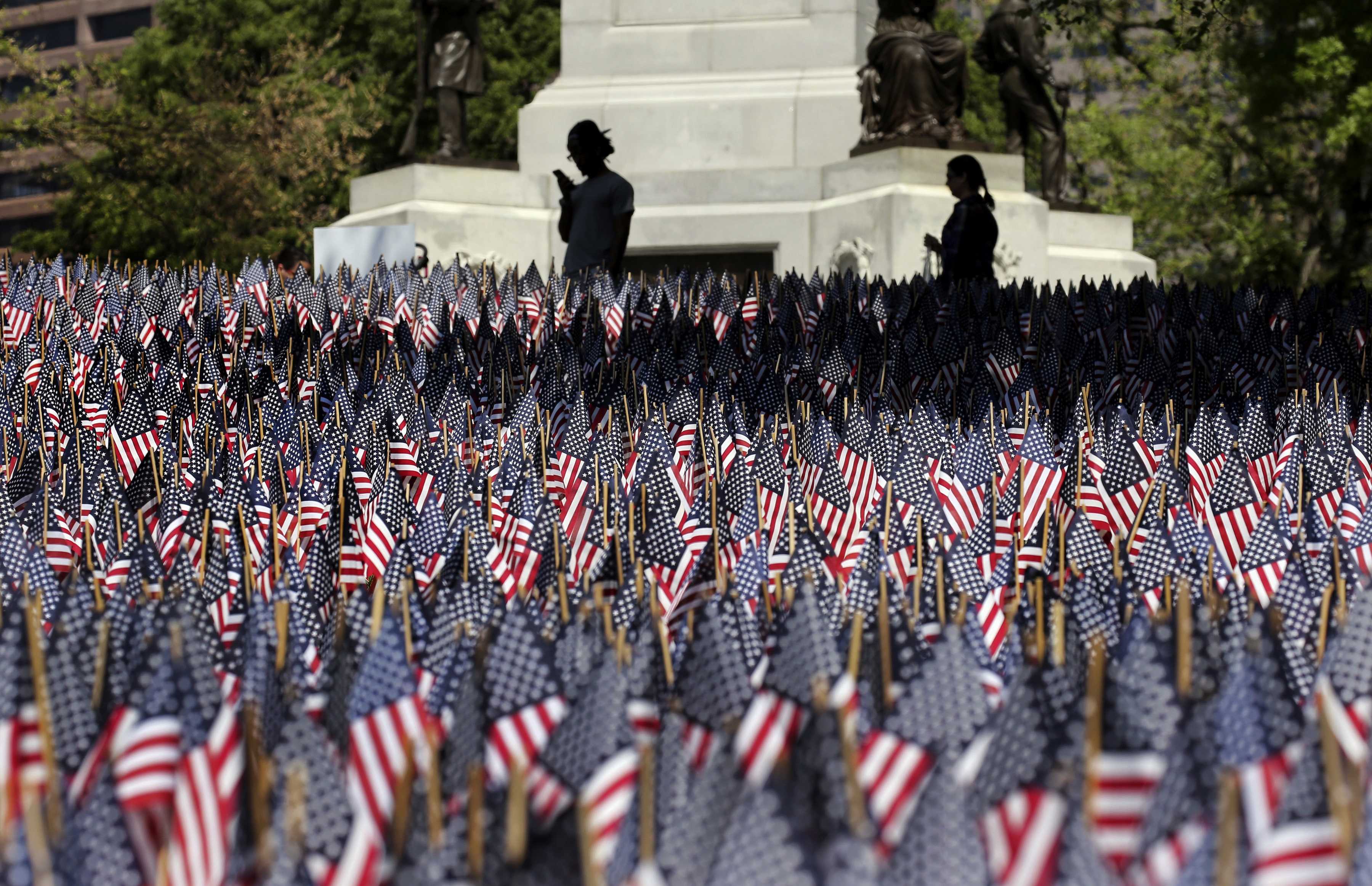 Boston’s Memorial Day flag garden idea spreads across the US