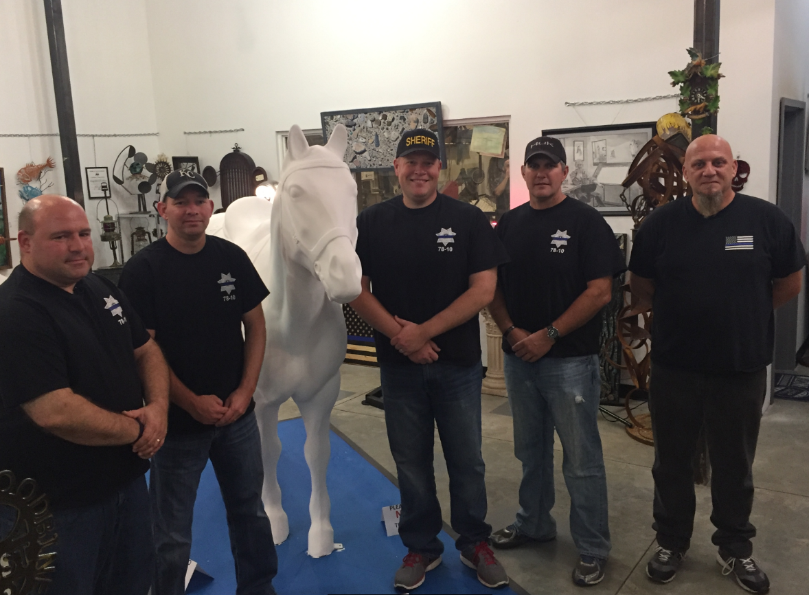 New horse of honor being crafted in Iowa for fallen deputy