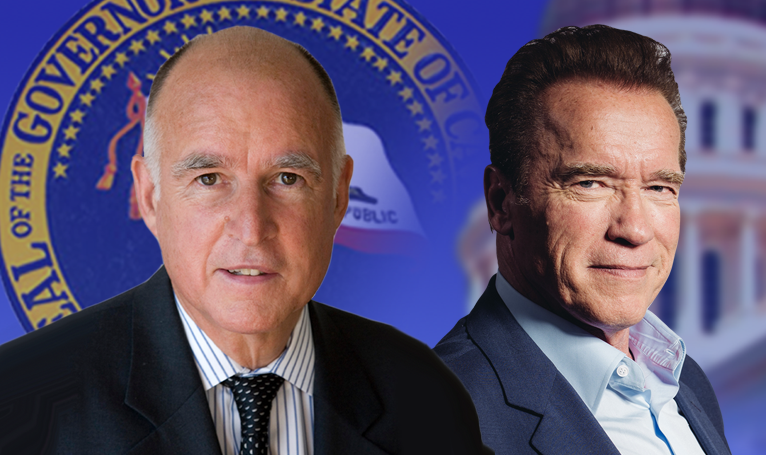 Schwarzenegger joins Gov. Brown for climate bill extension