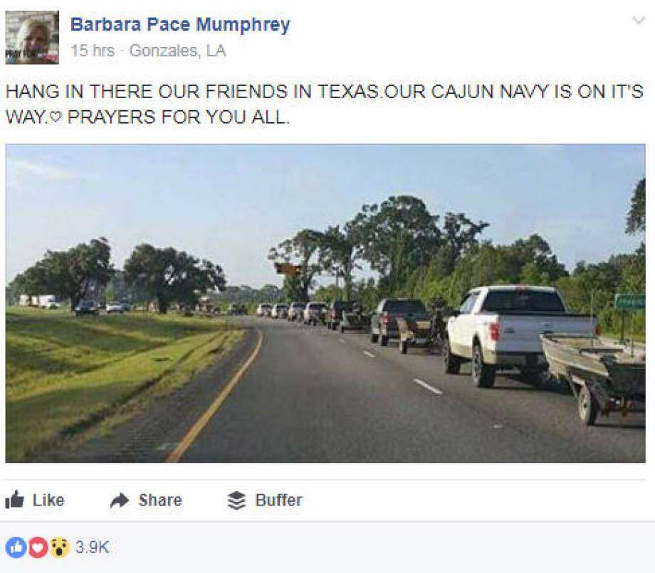 Cajun Navy comes to Houston to help rescue Tropical Storm Harvey victims