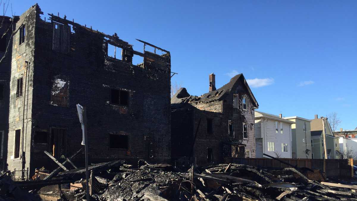 Firefighters worried more buildings could collapse from Cambridge fire