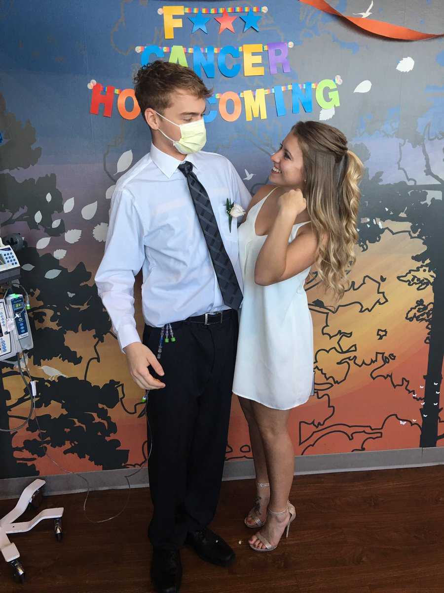Teen brings homecoming to best friend battling cancer