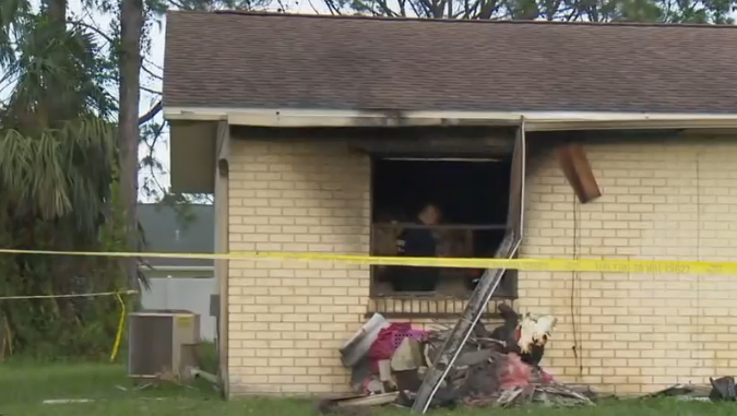 Woman sets fire to home, stabs deputy after fight with ex-boyfriend