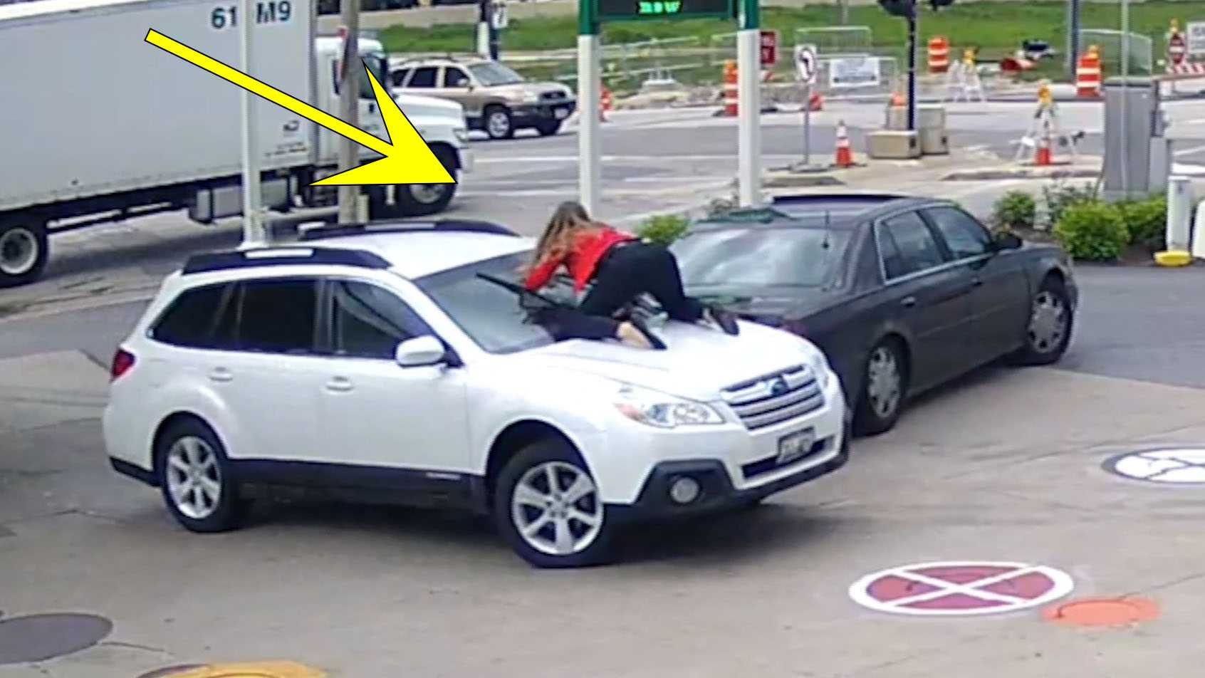 A real carhop: Woman wards off car thief