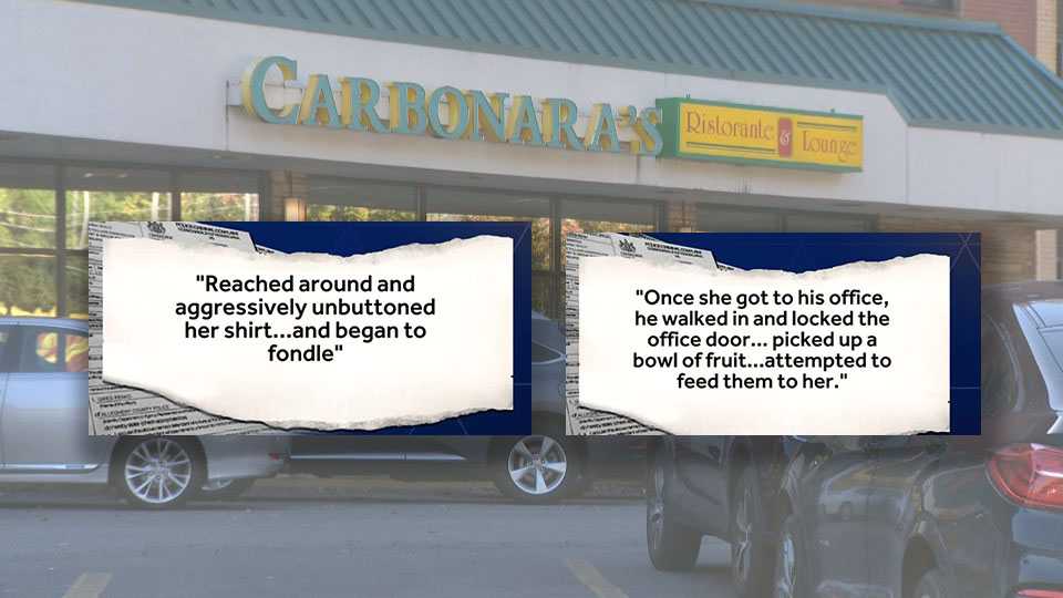 Carbonara's restaurant owner charged with indecent assault against waitress