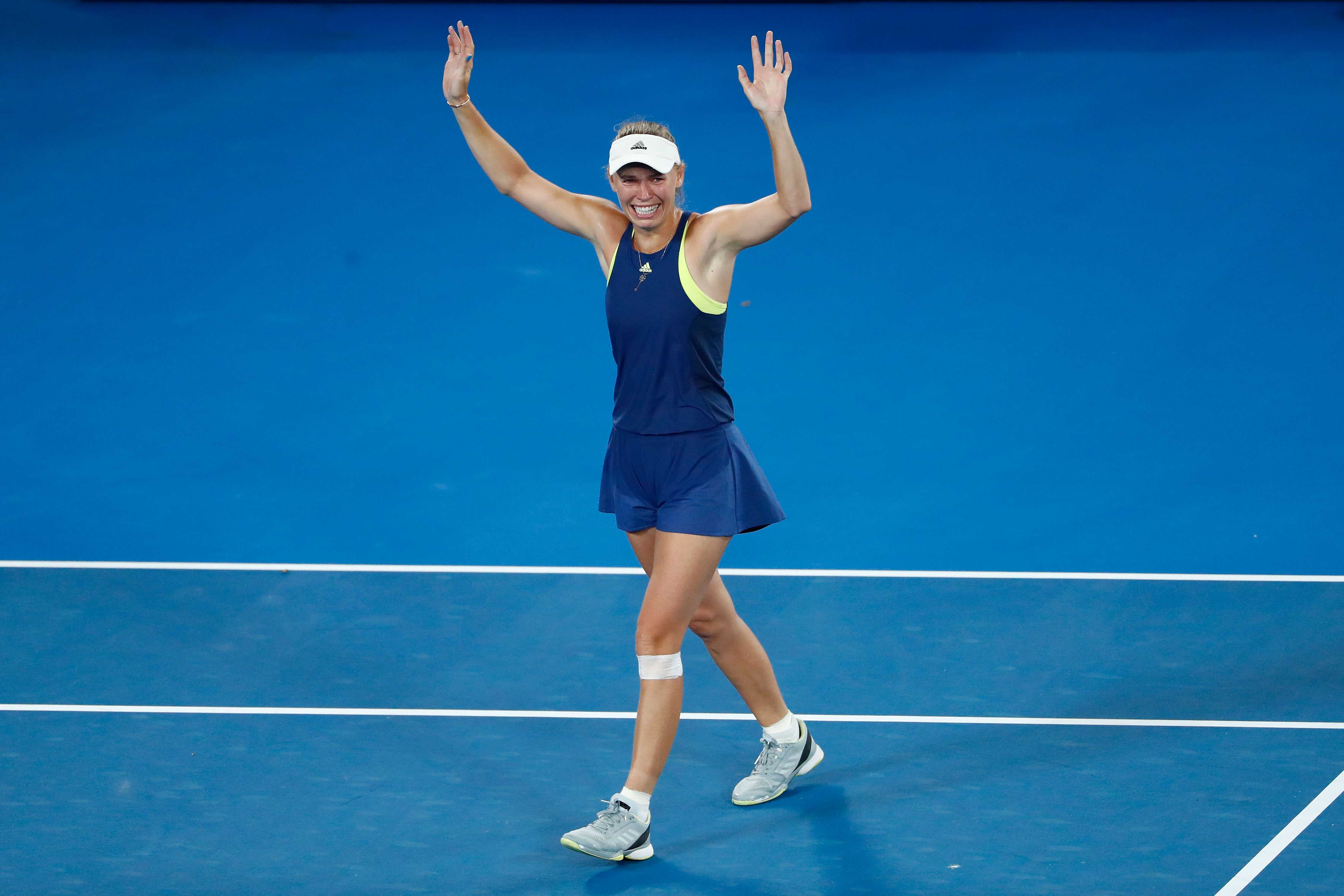 Caroline Wozniacki wins 1st major title at Aussie Open