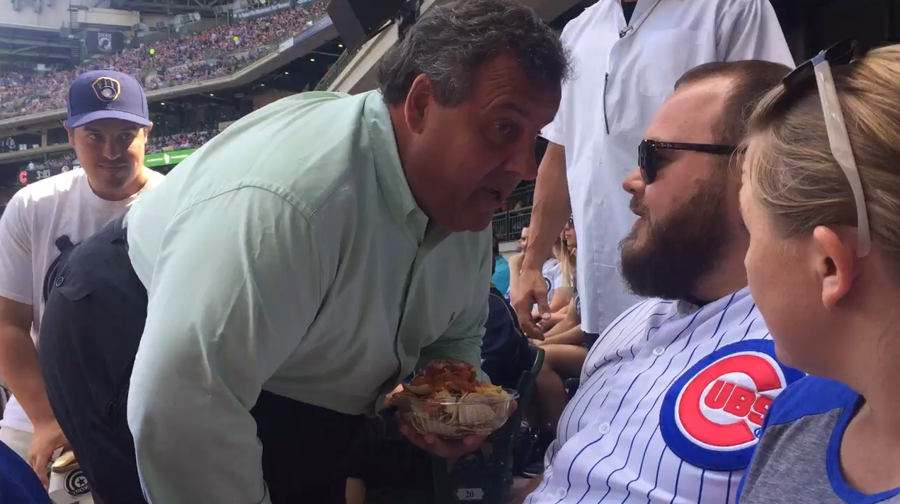 Gov. Christie: Response to Cubs fan saying 'awful stuff' was 'mellow'
